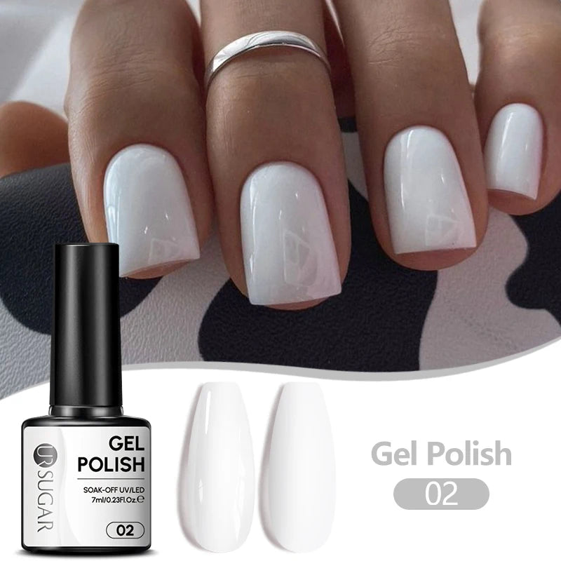 UR SUGAR 7ML Nail Gel Fresh Macaron 107 Colors All For Manicure Semi Permanent Soak Off LED UV Long-Lasting Nail Art Varnish TAVEN System LLC