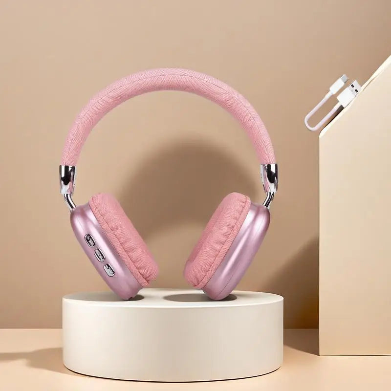 Wireless Bluetooth Headphones High-Resolution Audio Foldable Lightweight Deep Bass Long-Lasting Earphones TAVEN System LLC