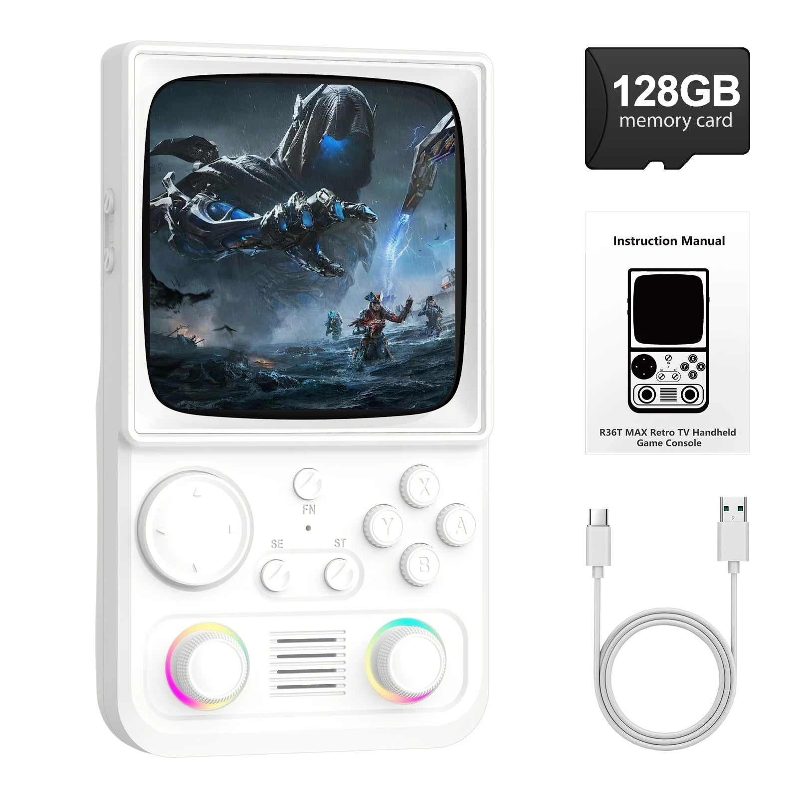 AISLPC R36T MAX Handheld Game Console 64/128G 4.0" IPS Screen 22000+Games 5G Portable Pocket Game Player TAVEN System LLC
