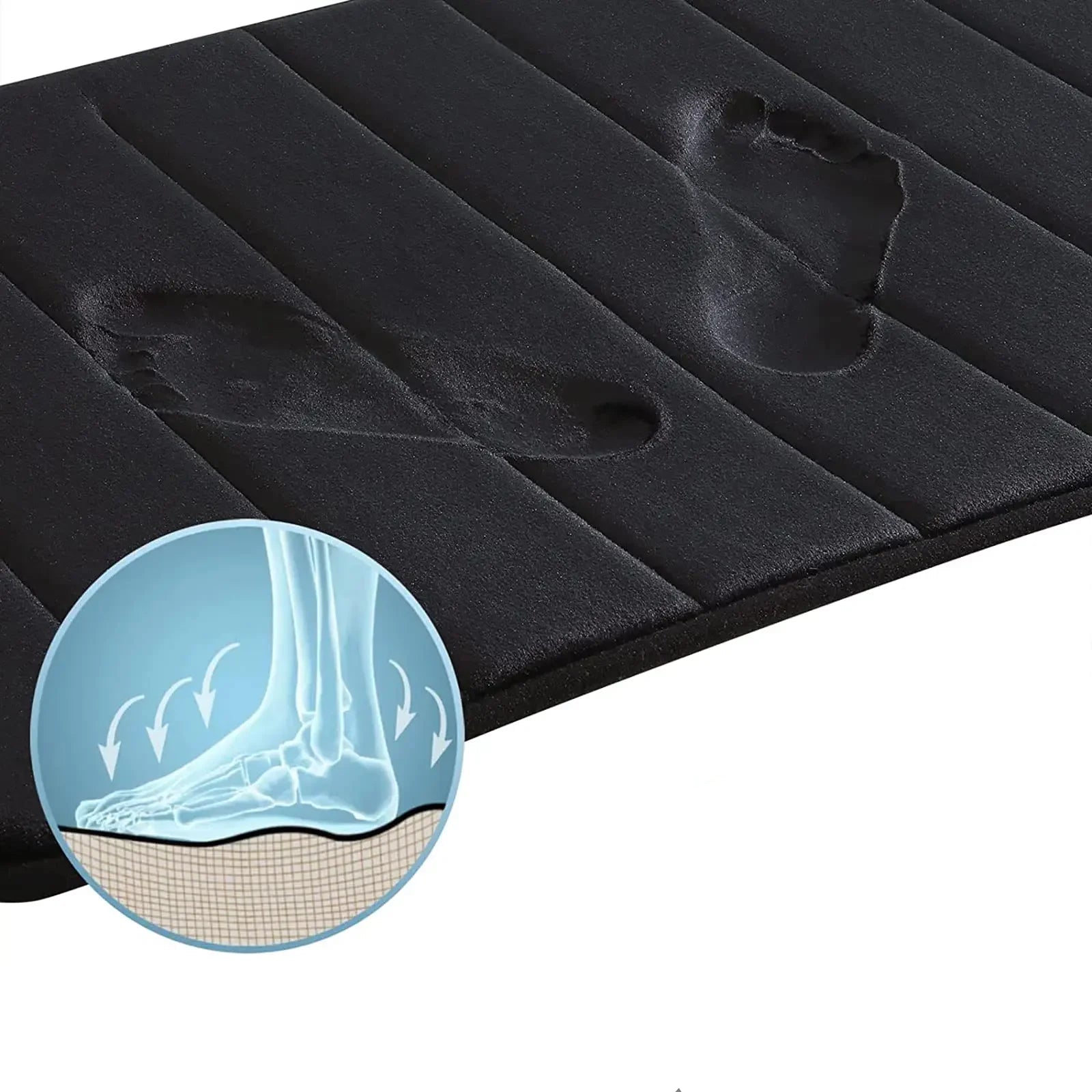 Super Absorbent Bath Mat Memory Foam Carpet Non-slip Bathroom Rug Bathtub Side Floor Rugs Shower Room Doormat Toilet Footpad TAVEN System LLC