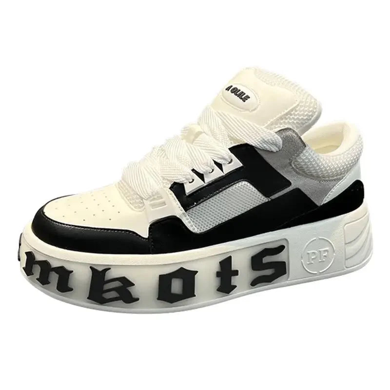 VersatileinsUniqueFashionable Comfortable Casual Shoes Trendy Letter Mens Thick Bottomed Height Increasing Shoes Breathable Rubb TAVEN System LLC