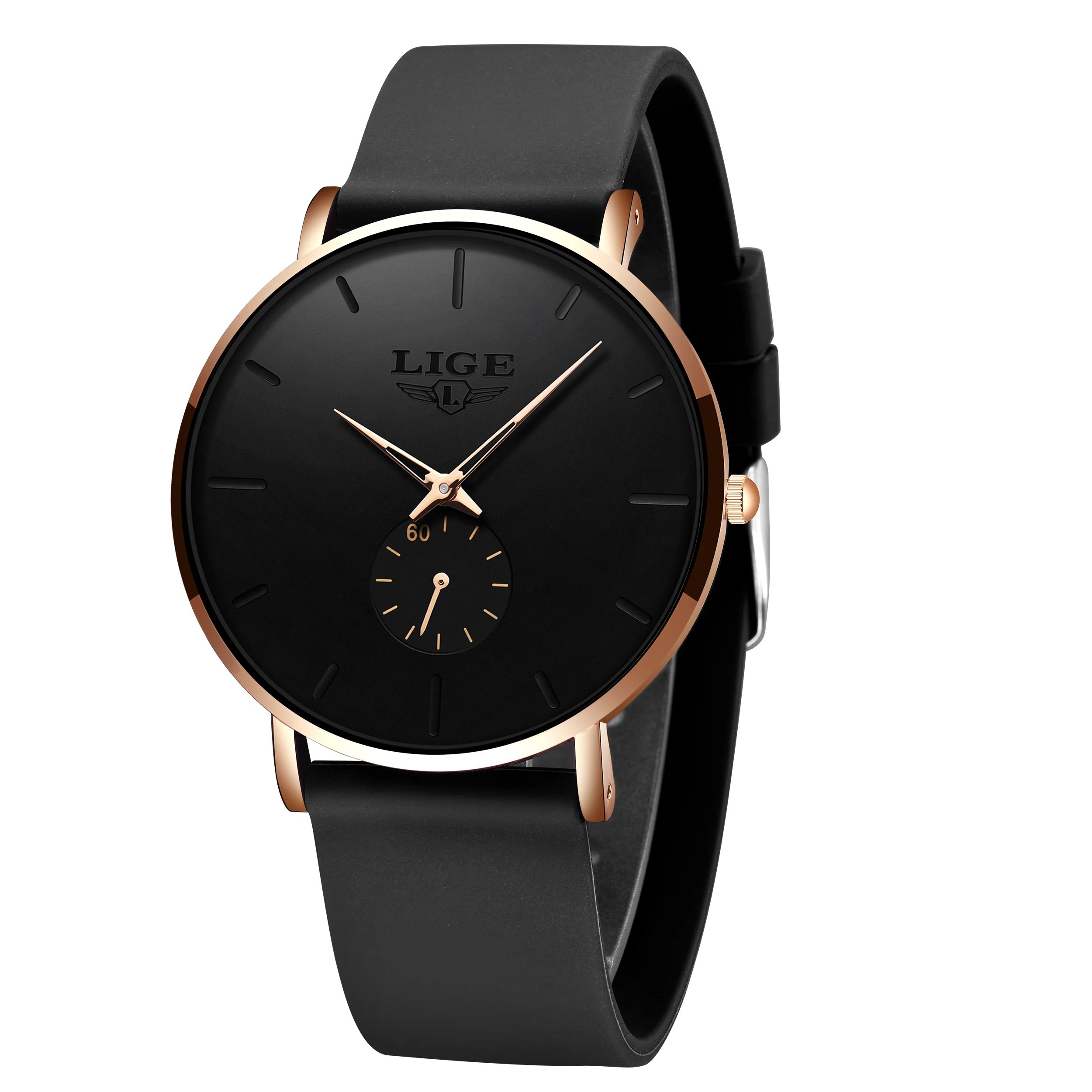 LIGE New Fashion Mens Watches Top Brand Luxury Sport Waterproof Simple Ultra-Thin Watches Men Quartz Clock Relogio Masculino+Box - TAVEN System LLC