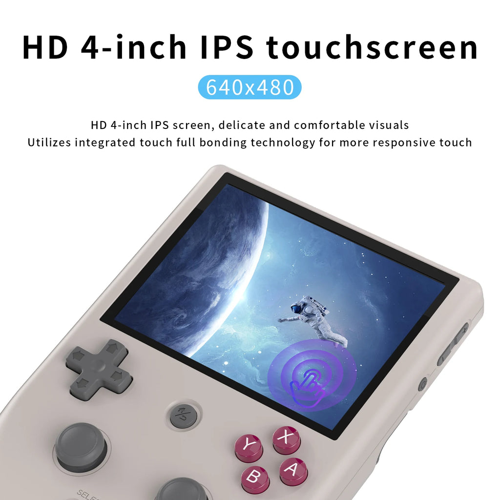 Anbernic RG405V Handheld Game Console 4’’ IPS Touch Screen Android 12 Unisoc Tiger T618 64-bit Game Player 5500mAh OTA Update TAVEN System LLC