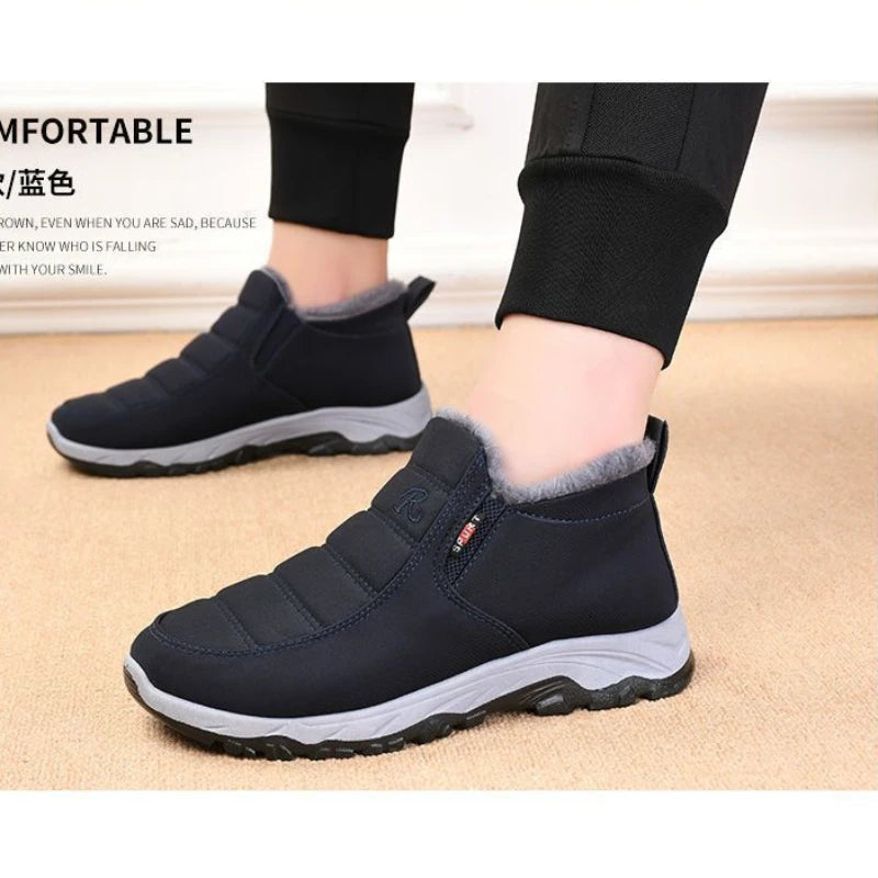 Men's Shoes Autumn Winter Casual Cotton Warm Wear Resistant Chunky Sole Affordable Free Shipping TAVEN System LLC