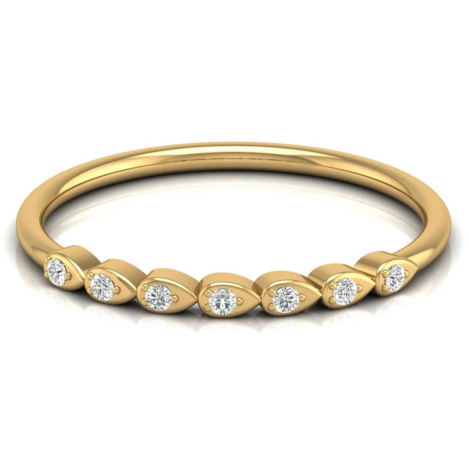 Certified Lab Grown Diamond Ring Original 10K 14K 18K VVS1 Diamond New Collection Adjustable Band Ring Hot Trending Products TAVEN System LLC