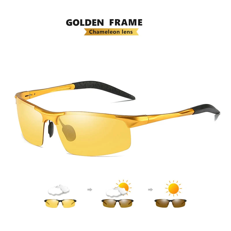 Top Anti-glare Day Night Vision Glasses For Driving Men Polarized Sunglasses Photochromic Driver Goggles Glasses zonnebril heren TAVEN System LLC