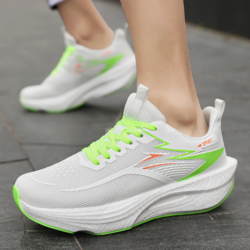 Men Carbon Plate Running Shoes Air Cushion Breathable Sneakers TAVEN System LLC