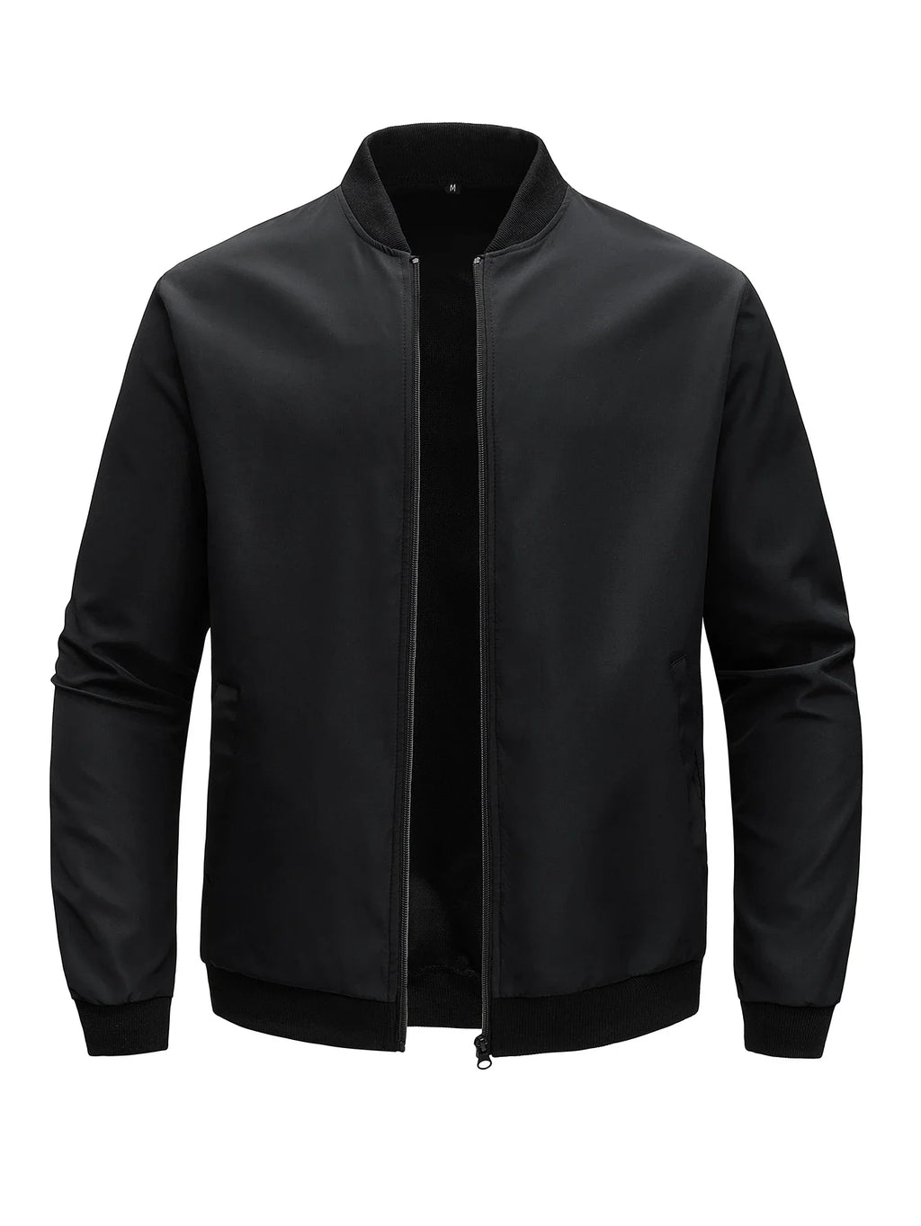 2024 Spring and Autumn New Baseball Collar Short Loose Solid Color Jacket Men's Business Casual Thin Coat Trend TAVEN System LLC