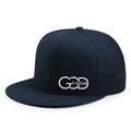 God Is Good Snapback Cap Black Flat Brim Adjustable Baseball Hat