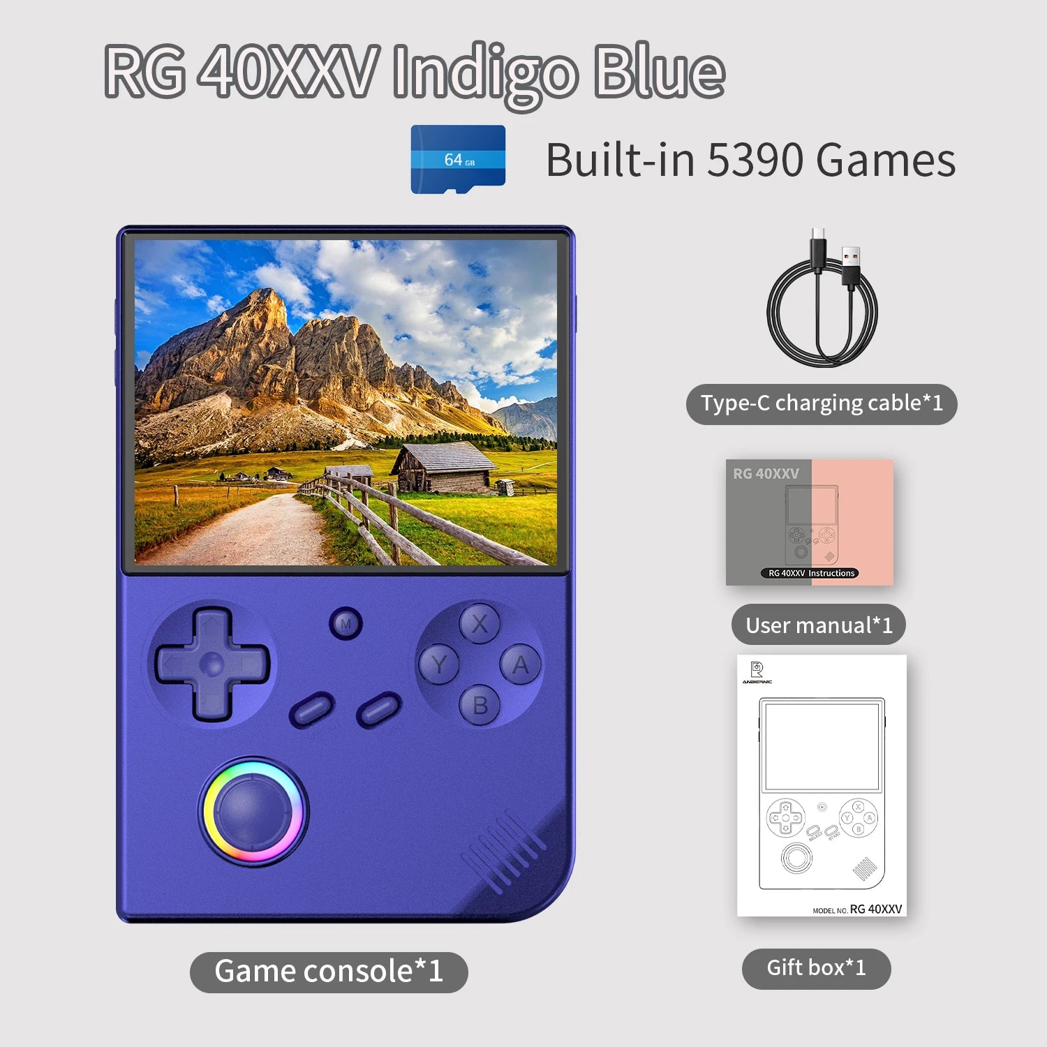 ANBERNIC RG40XXV & RG35XX Plus Retro Handheld Game Console 640*480 IPS Screen Linux 64-bit 5000Games Support WIFI,Bluetooth,HDMI TAVEN System LLC