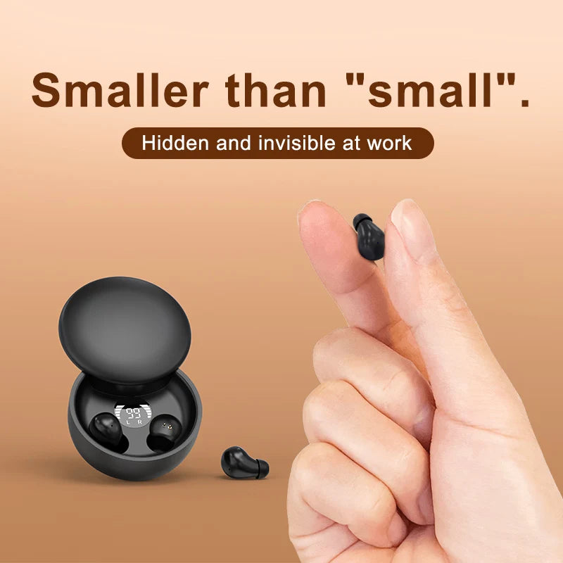 SK26 Bluetooth 5.4 Wireless Earphones Small Earbuds Sleeping Sport Invisible Headphones Bass Sound Quality Headset Sliding Cover TAVEN System LLC
