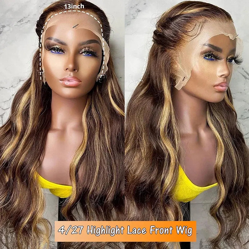 Stretched Length: 32inches, Hair Color: #16, Density: 180%, Ships From: CHINA - Highlight Wig Human Hair Blonde Body Wave 13X6 Hd Lace Frontal Wigs Hd Lace Wig 13X6 Human Hair 13X4 Lace Front Human Hair Wig Taven