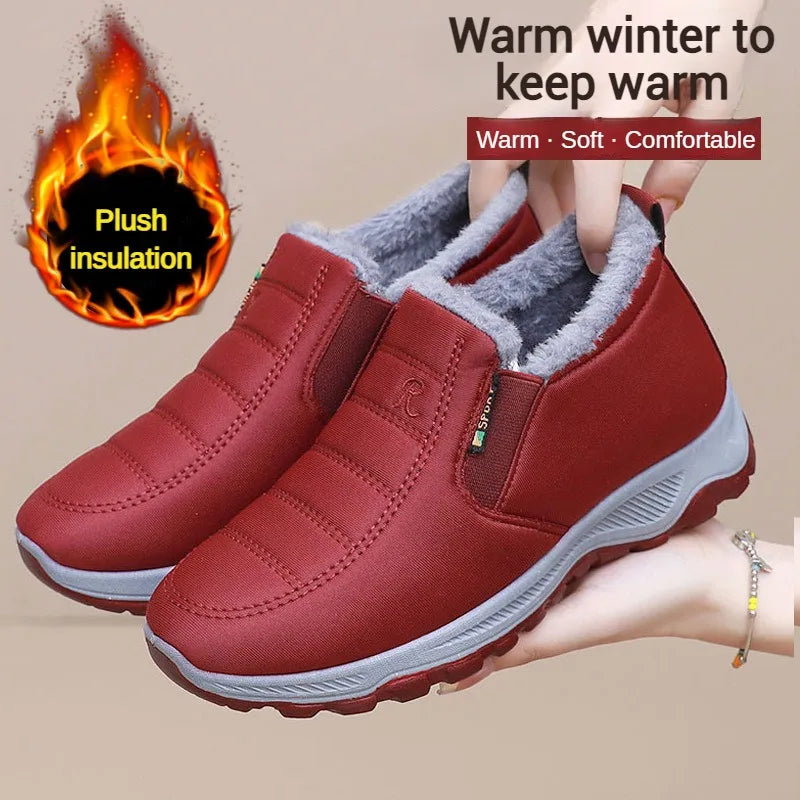 Men's Shoes Autumn Winter Casual Cotton Warm Wear Resistant Chunky Sole Affordable Free Shipping TAVEN System LLC