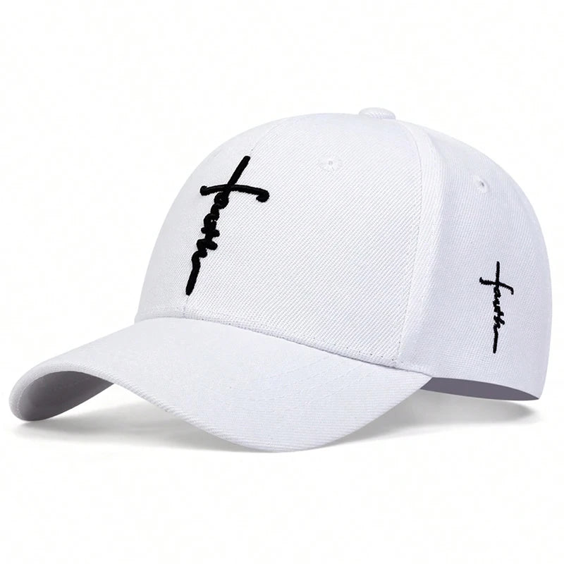 Faith Embroidery Snapback Baseball Cap Unisex Cotton Sun Hat TAVEN System LLC