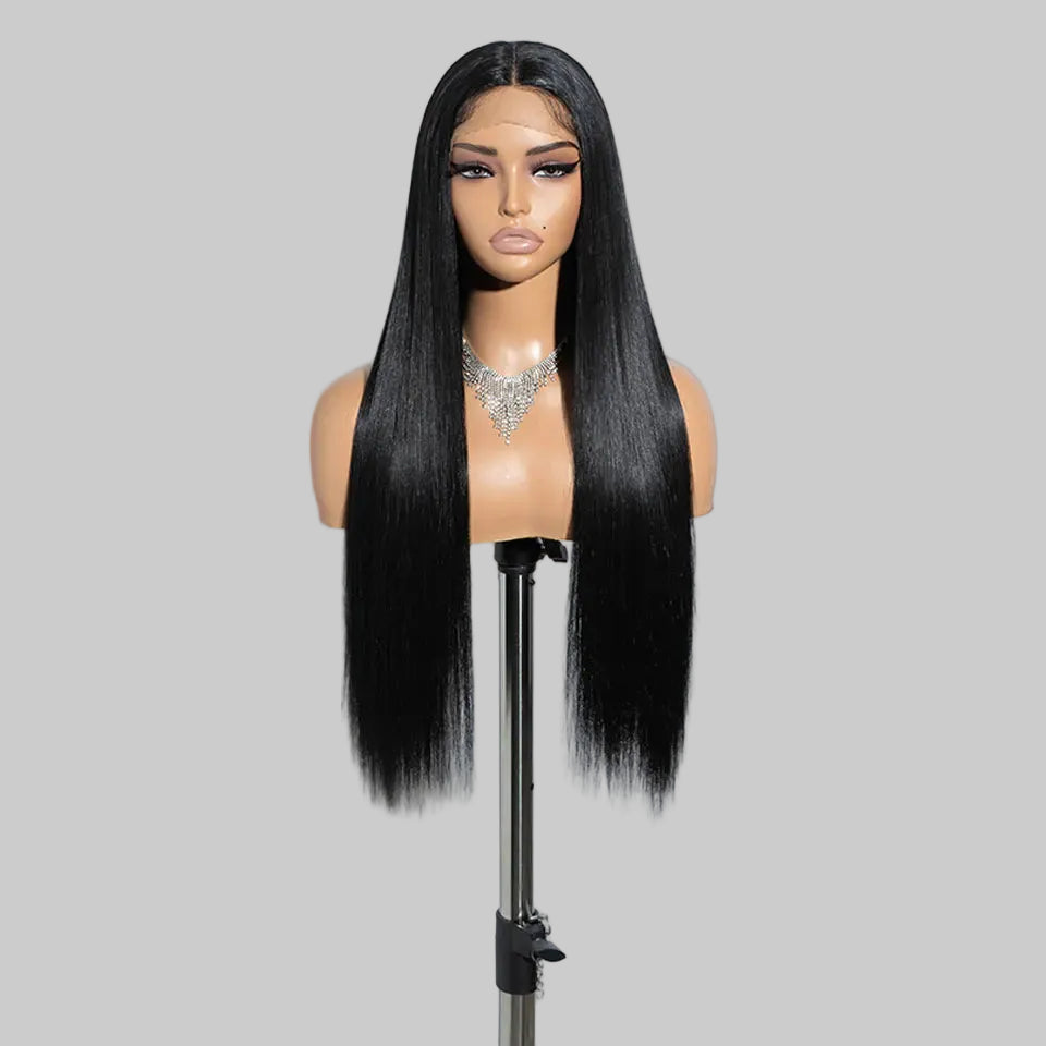 Noble 30 inch straight synthetic lace front wig for women