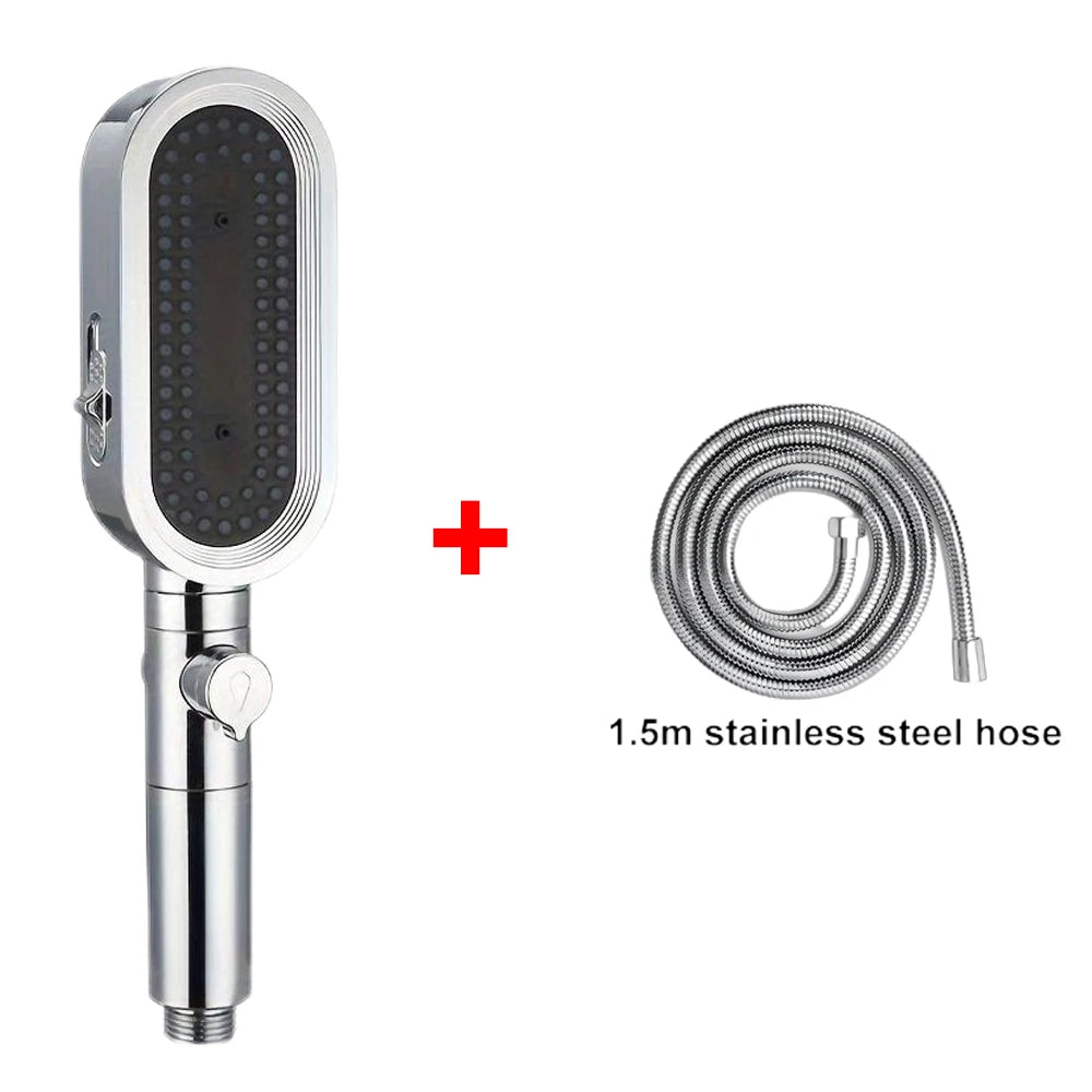3 Modes Powerful Shower Head Anti-clogging and Easy To Clean Anti Anti-limescale Shower Head Handheld Flexible Bath  Shower Head TAVEN System LLC