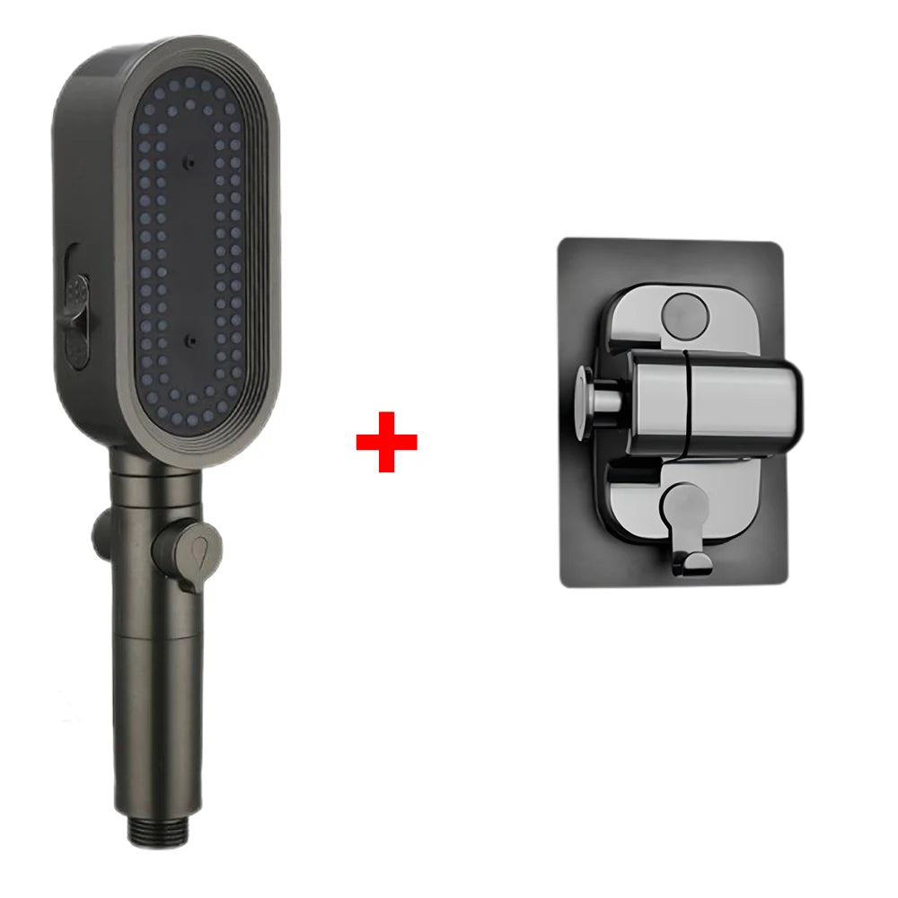3 Modes Powerful Shower Head Anti-clogging and Easy To Clean Anti Anti-limescale Shower Head Handheld Flexible Bath  Shower Head TAVEN System LLC