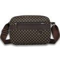 Men’s High Capacity Crossbody Sling Bag PU Shoulder Commute Bag TAVEN System LLC