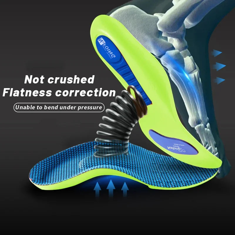 Orthopedic Insoles for Feet Sport Shock-absorbing Insole for Shoes Arch Support Plantar Fasciitis Templates Pads Men Women Sole TAVEN System LLC