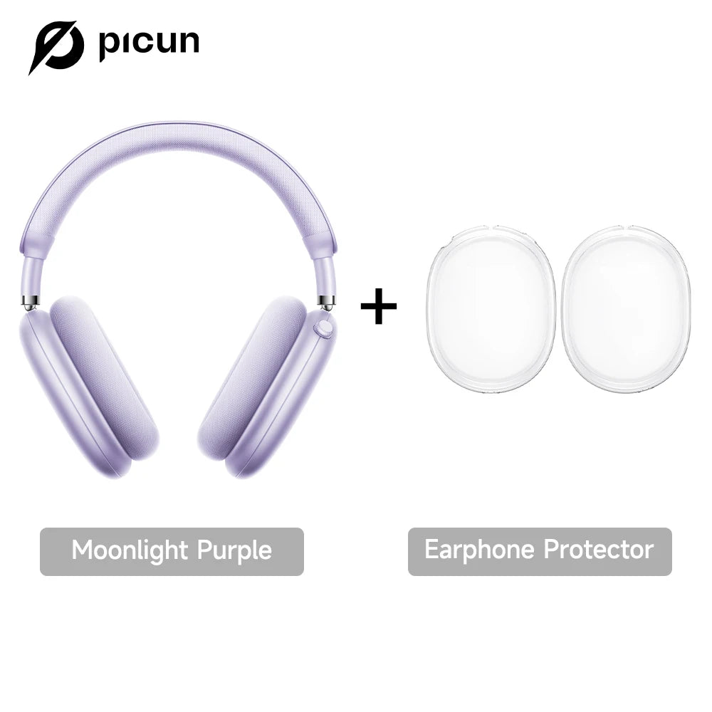Picun F8 Pro ANC Wireless Headphones Head Tracking 3D Spatial Audio -52dB ANC HIFI Bluetooth Headset ENC HD Mic Low-Latency APP TAVEN System LLC
