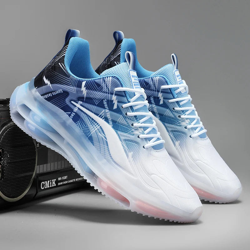 Men's Fashionable Basketball Shoes with Air Cushioning, Comfortable and Non-Slip, Breathable and Shock-Absorbing, Suitable for Men's Outdoor Activities TAVEN System LLC