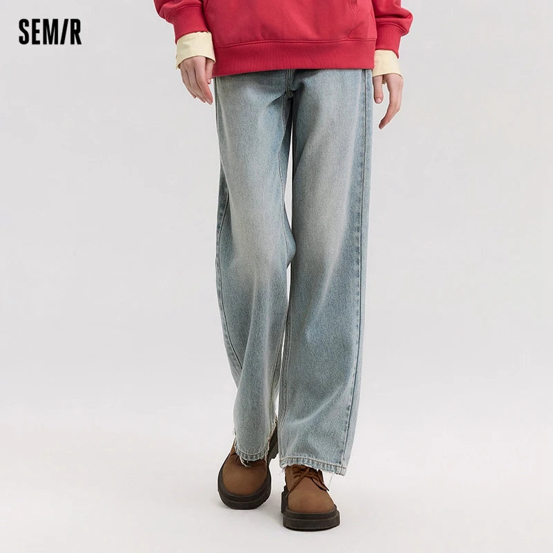 Semir Women Vintage c Trousers Comfortable Soft Jeans TAVEN System LLC