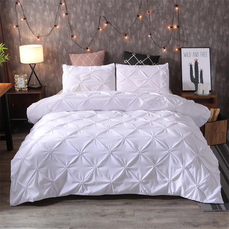 Queen Comfort Set 3Pieces, Gray Bed in a Bag Comforter Set for Bedroom, Beddding Sets without Comforter, Duvet cover&Pillowcases TAVEN System LLC