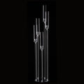 Clear Acrylic Floor Candelabra 5 Arm Tall Candlestick Holder for Wedding Table Centerpiece Ceremony Party Home Decoration 10PCS TAVEN System LLC