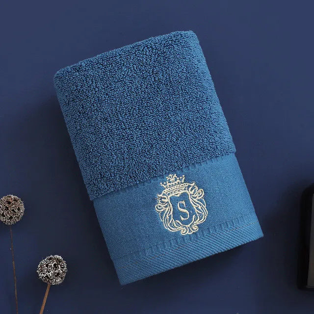 1/2/3pcs Bathroom Towels Sets Embroidered Cotton Big Bath Towels 70x140cm and 35x75cm Face Shower Daily Use Towels 수건 세트 Toallas TAVEN System LLC