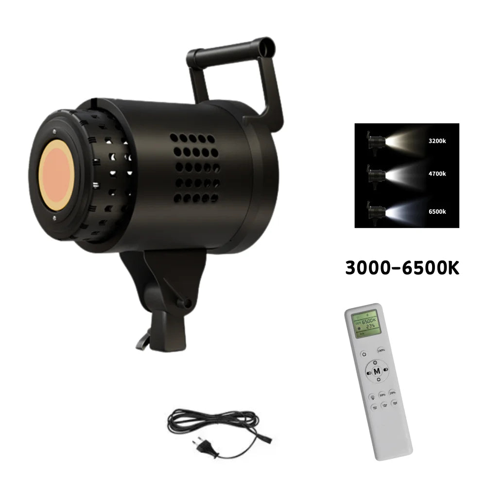 Bowens Video Studio Kit 90/135W 220V Photography Light Dimmable Kit LED Lamp 2m Tripod Flash Studio Lighting 3000-6000K 3 Color TAVEN System LLC