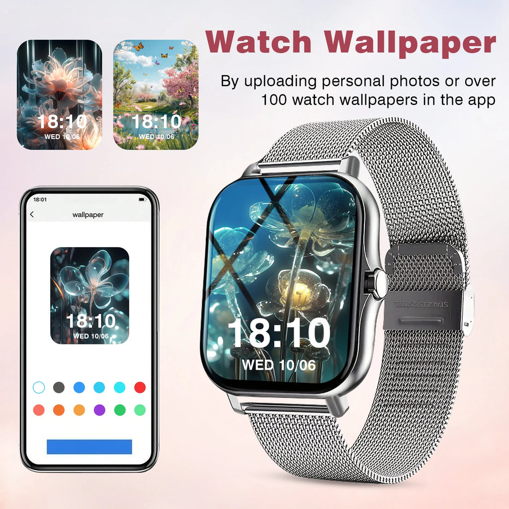 Smartwatch, phone answering/calling, multi-sport mode, message reminder view, suitable for men/women TAVEN System LLC