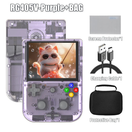 Anbernic RG405V Handheld Game Console 4’’ IPS Touch Screen Android 12 Unisoc Tiger T618 64-bit Game Player 5500mAh OTA Update TAVEN System LLC