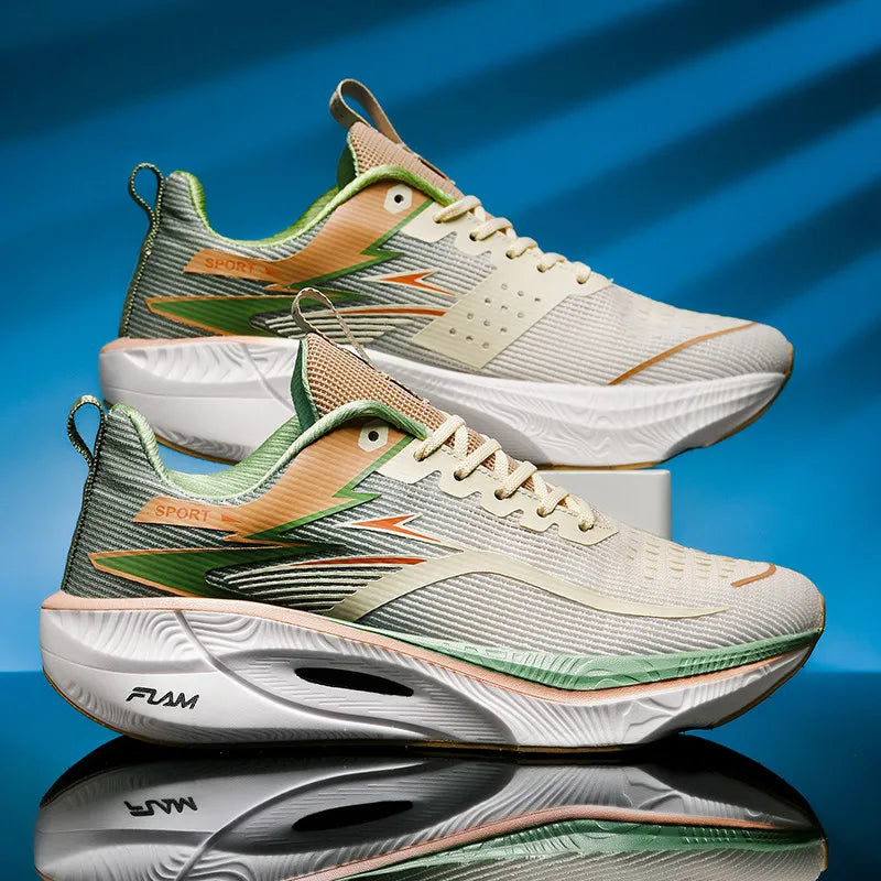 Men Carbon Plate Running Shoes Air Cushion Breathable Sneakers TAVEN System LLC