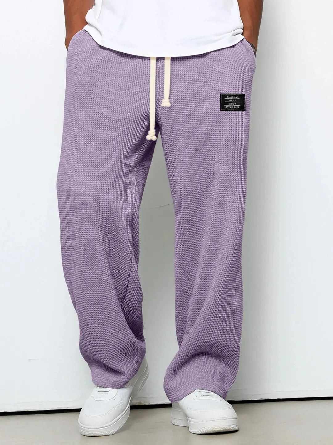 Men Straight Leg Sweatpants Elastic Waist Casual Sports Jogger TAVEN System LLC