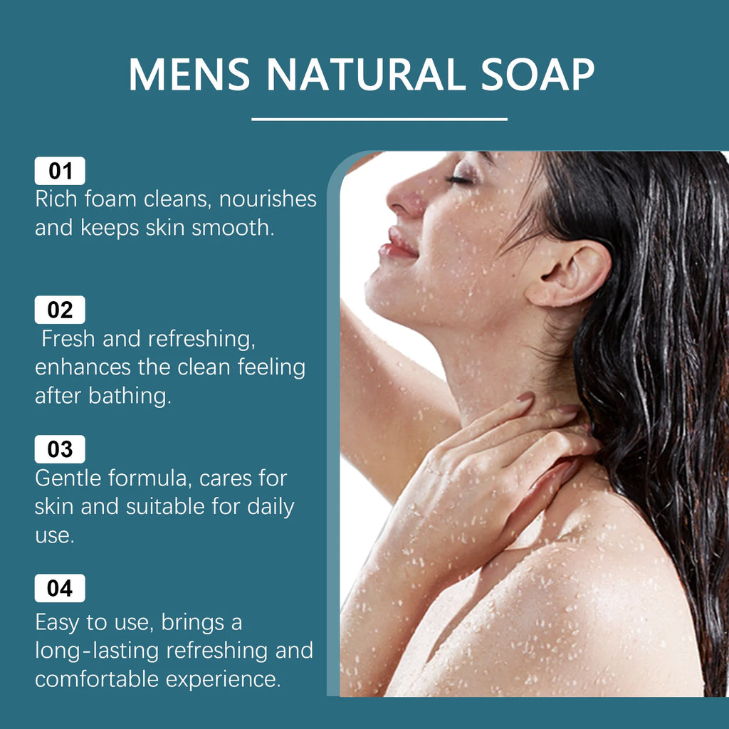 Natural Fragrance Body Soap Bar Deep Cleansing Bar Soap Moisturizing Shower Soap For Oily Skin Body Odor Control Rich Lather TAVEN System LLC