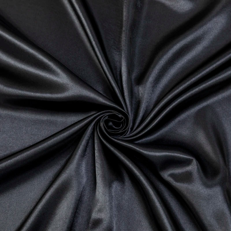 3Pcs Black Satin Fitted Sheet Solid Colour Twin Full Queen King Ice Silk Mattress Cover With Elastic Band Bed Sheet Pillowcases TAVEN System LLC