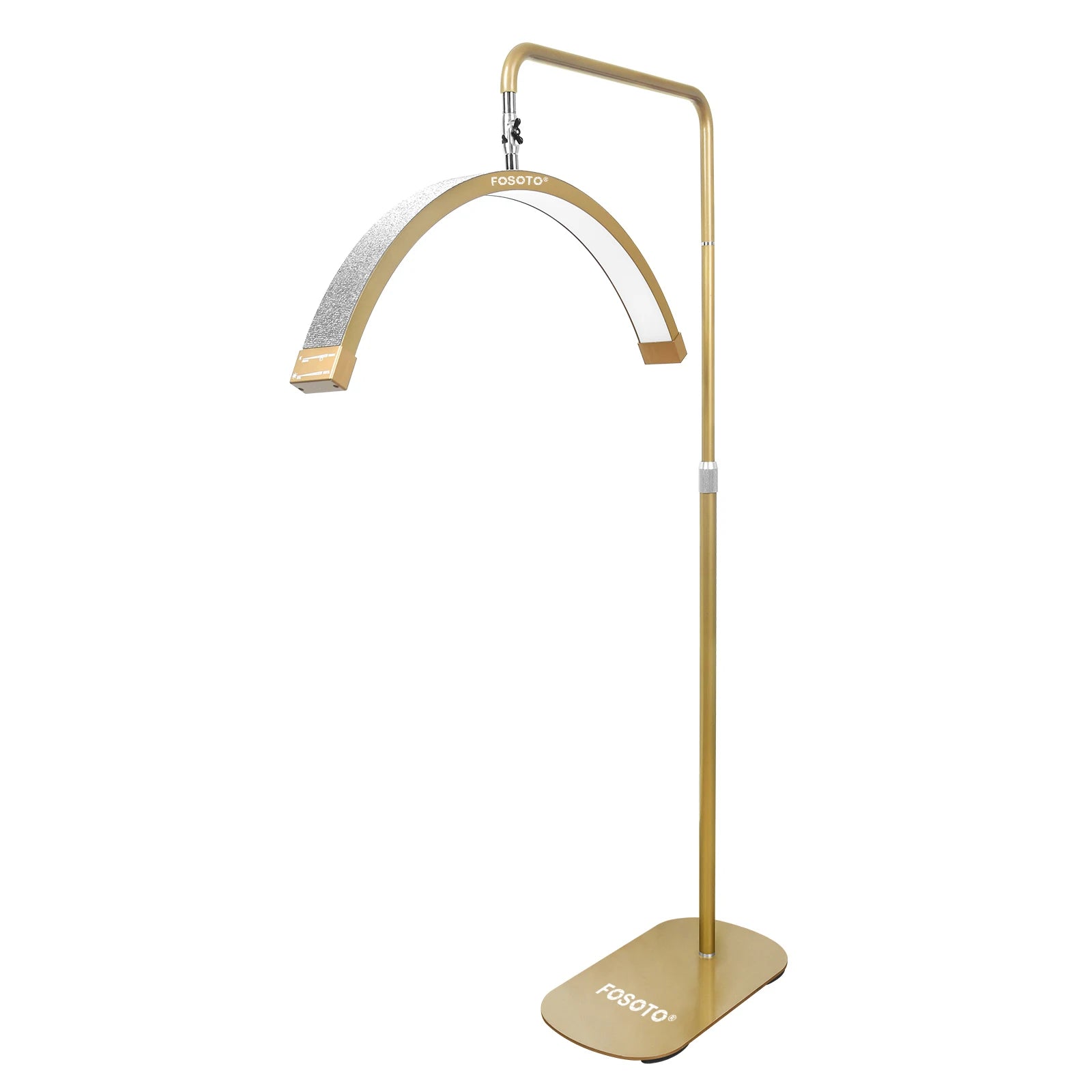 Fusitu Oversea Warehouse LED Half-Moon Shaped Light LED Lash Light With Floor Tripod Floor Video Light For Beauty Salon Makeup TAVEN System LLC
