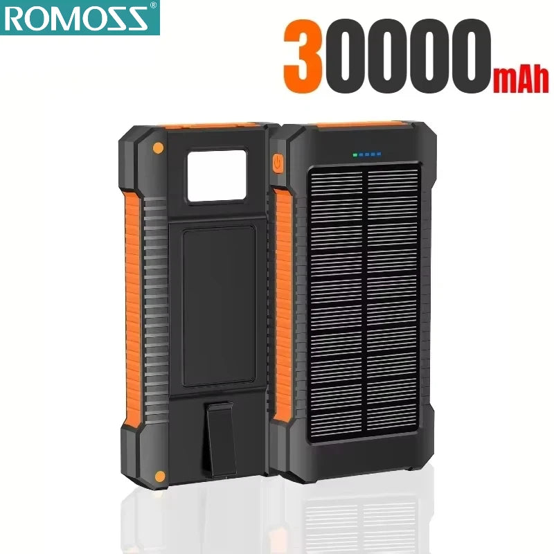 ROMOSS 120W 500000mAh Solar Power Bank Portable Large Capacity Super Fast Charging Outdoor External Battery for iPhone 17/16/15 - TAVEN System LLC