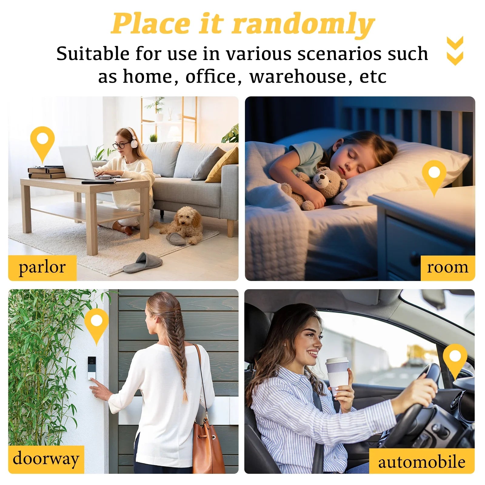 R5  Only 0.9-inch HD night vision miniature camera, covert audio and video recording, wireless home security small monitor TAVEN System LLC