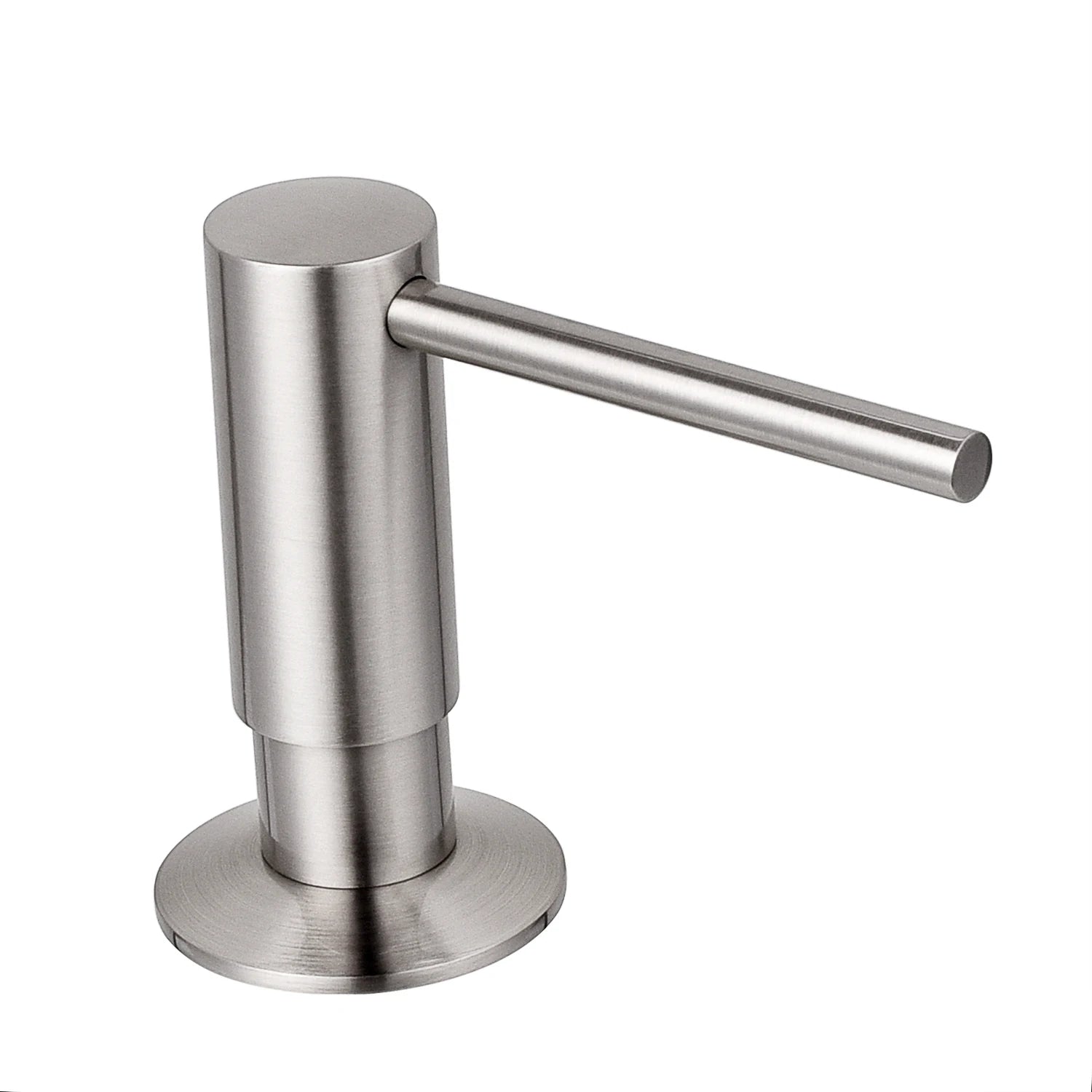 Samodra Black Liquid Soap Dispensers Brass Pump Head With 500ML PE Bottle Build in Dispenser soap For kitchen accessories TAVEN System LLC