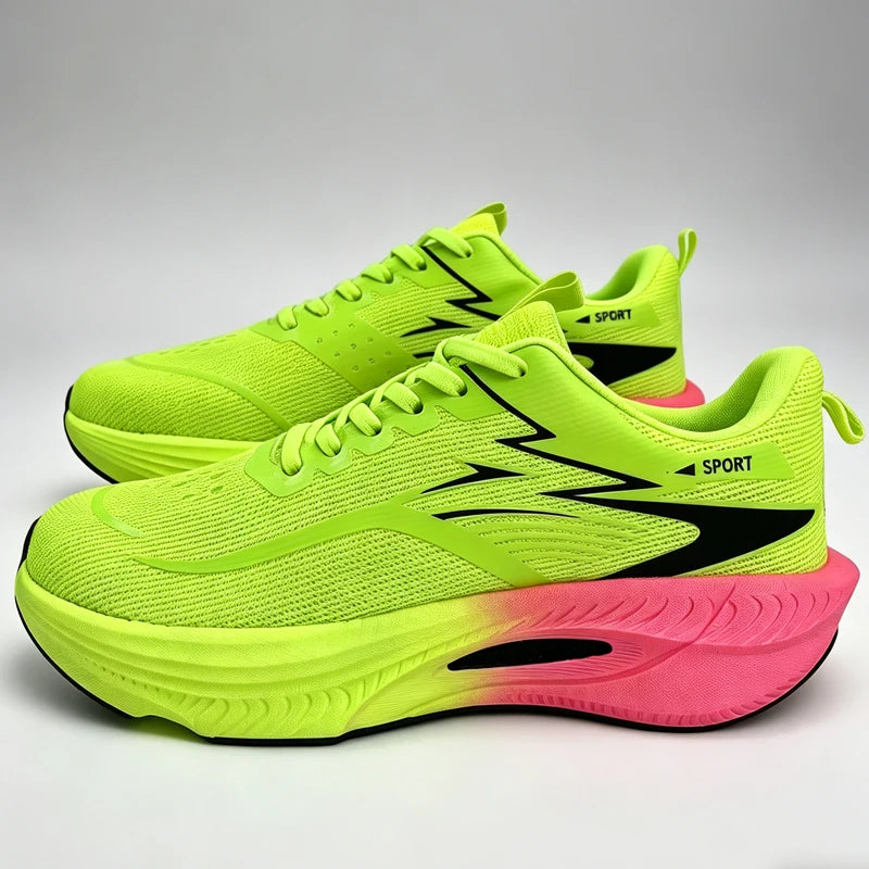 Men Carbon Plate Running Shoes Air Cushion Breathable Sneakers TAVEN System LLC