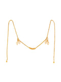 A crystal pendant face chain, a fashionable and natural-style stage accessory for women, trendy and unique jewelry. TAVEN System LLC