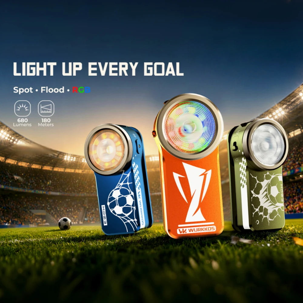Wurkkos HD03 680LM Mini Clip Light USB Rechargeable Pocket Flashlight Spotlight/Floodlight Portable RGB Torch with Magnet TAVEN System LLC