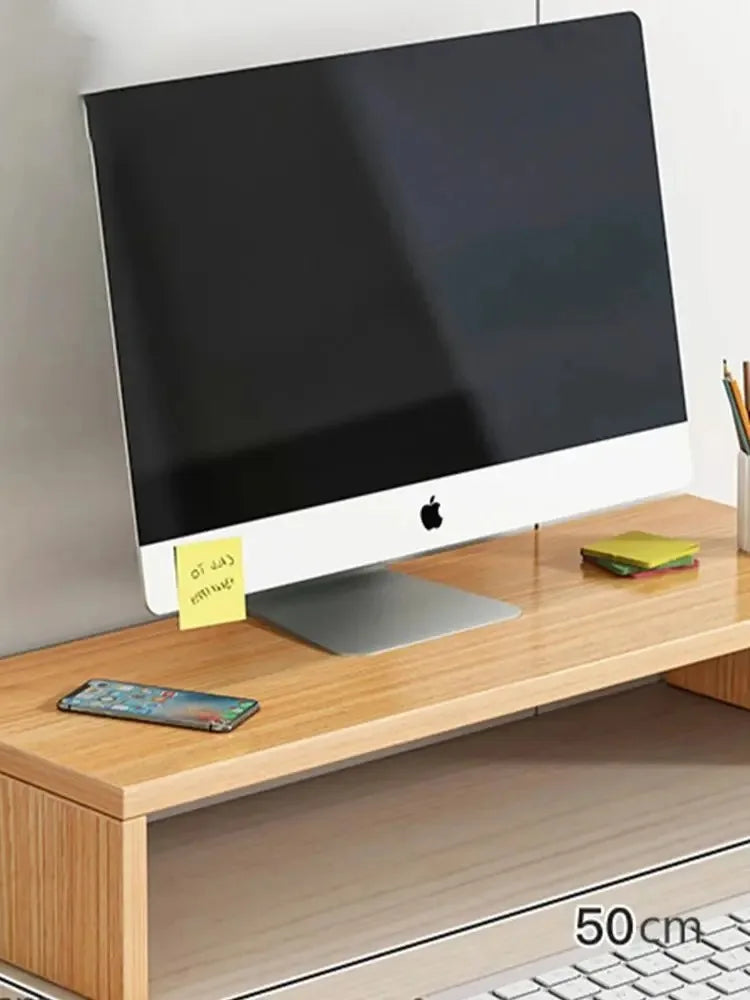 Desktop Computer Taller Stand Office Desktop Shelf Monitor Screen Storage Base Notes TAVEN System LLC