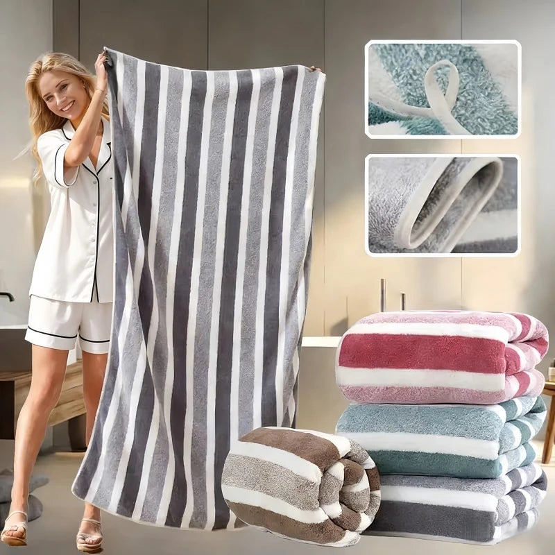 70x140cm thick bath towel strong water absorption and quick drying non shedding durable Ultra Soft - very suitable for families beaches TAVEN System LLC