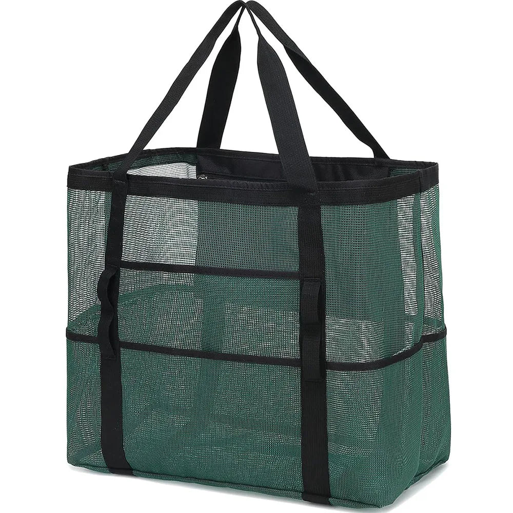 Large Mesh Beach Bag Waterproof Sandproof Travel Tote Bag TAVEN System LLC