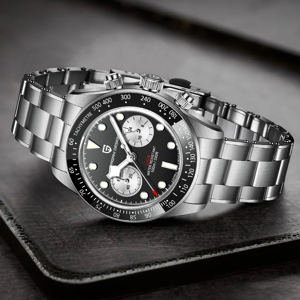 2026 New PAGANI DESIGN Panda Men's Watches Luxury Quartz Chronograph Waterproof AR Sapphire Mirror Sports Watch For Men Luminous - TAVEN System LLC