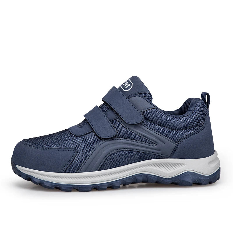 Diabetic Shoes for Men Comfort Walking Shoes for Elderly Swollen Feet Orthopedic Adjustable Double Strap Hook and Loop Sneakers TAVEN System LLC