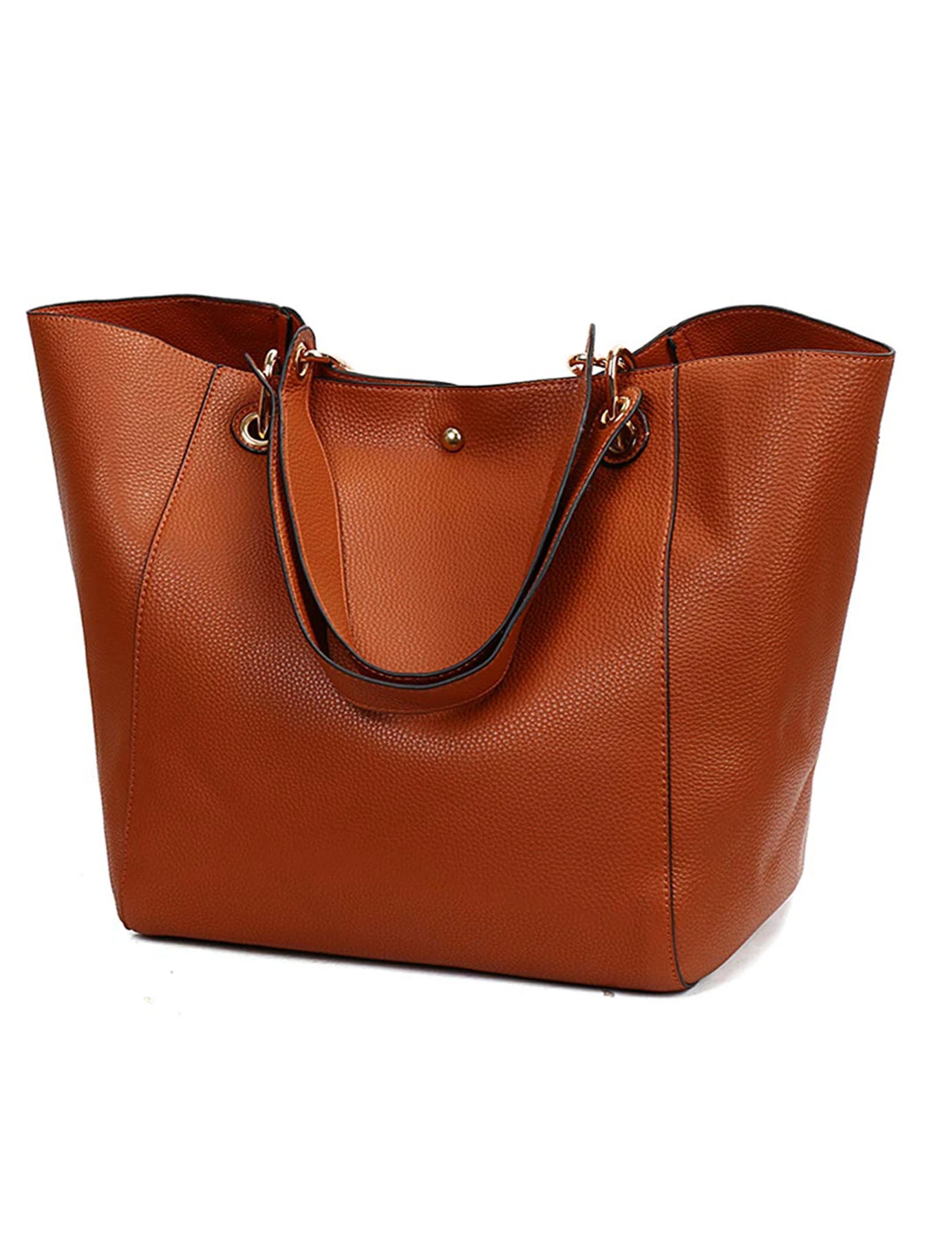 Women PU Leather Large Tote Bag Waterproof Shoulder Work Handbag TAVEN System LLC