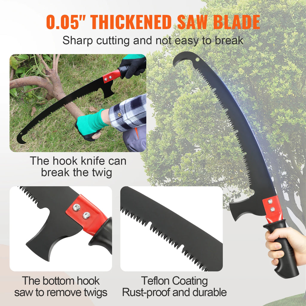 SucceBuy extendable manual pole saw for tree branch pruning